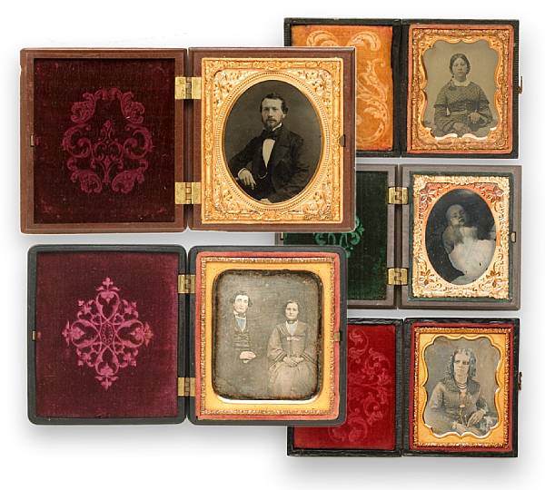 Appraisal: Various Artists A Group of Daguerreotypes and Tintypes th Century