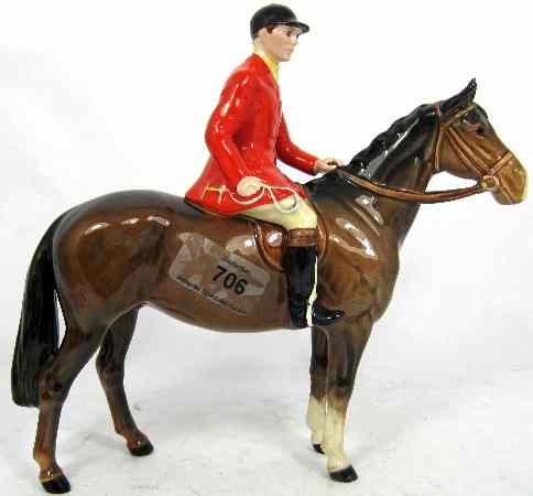 Appraisal: Beswick Model of Hunstman on Brown Horse