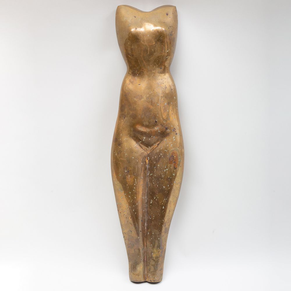 Appraisal: After Alexander Archipenko - Female Torso Bronze inscribed 'Archipenko' and