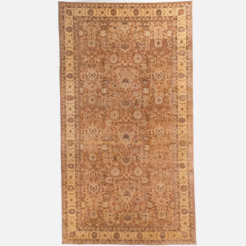 Appraisal: INDO-PERSIAN CARPET Approximately ft x ft in Condition Scattered fading