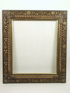 Appraisal: MIRROR FRAME - 's three color gold mirror frame SS