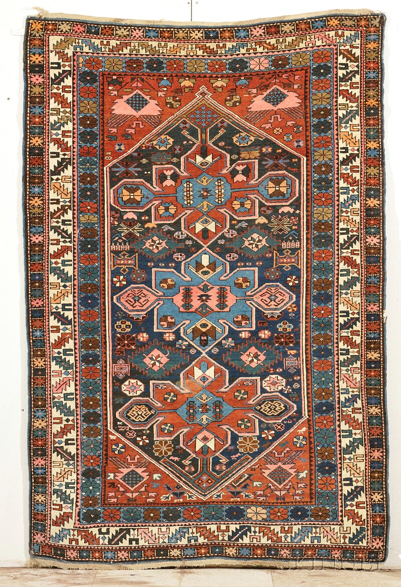 Appraisal: Kuba Rug Northeast Caucasus last quarter th century small light