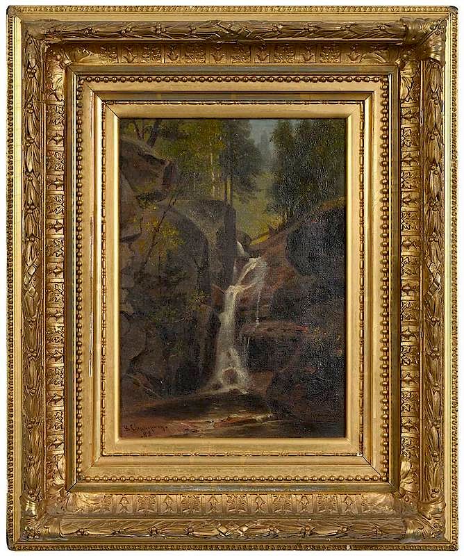 Appraisal: Benjamen Champney New Hampshire Massachusetts - Artist Falls North Conway