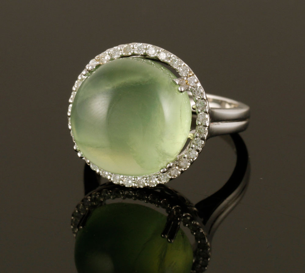 Appraisal: - K Diamond and Tourmaline Ring k diamond and tourmaline