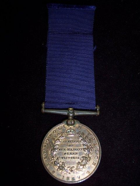 Appraisal: Jubilee Police Medal Metropolitan Police bronze engraved Sub Inspr J