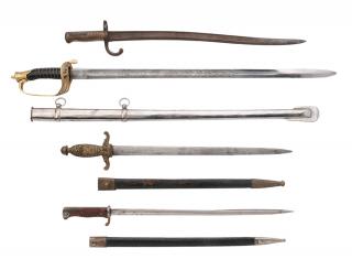 Appraisal: Four Edged Weapons German th century reproduction U S dress