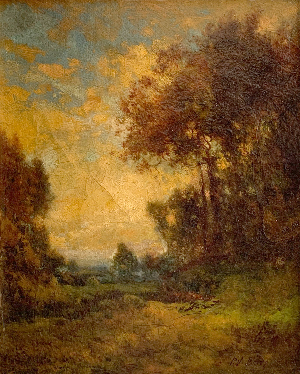 Appraisal: BERRY Patrick Vincent American - Tonalist Landscape ''Genesee Valley dated