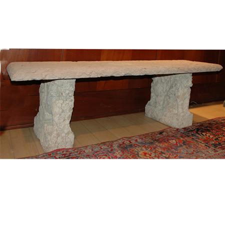 Appraisal: Neoclassical Style Terra Cotta Bench Estimate -