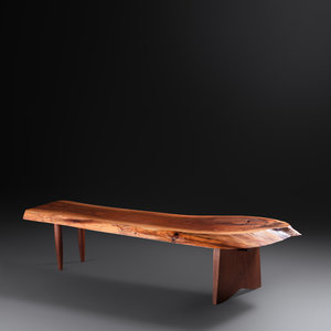 Appraisal: Mira Nakashima American b Coffee Table Bench walnut rosewood signed