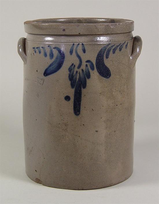 Appraisal: Bell Son Strasburg VA Stoneware Crock Mid to late th