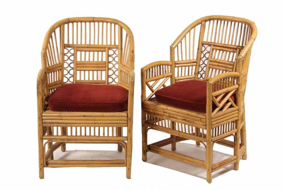 Appraisal: PAIR CHINESE ARMCHAIRS - Pair of mid th c Chinese