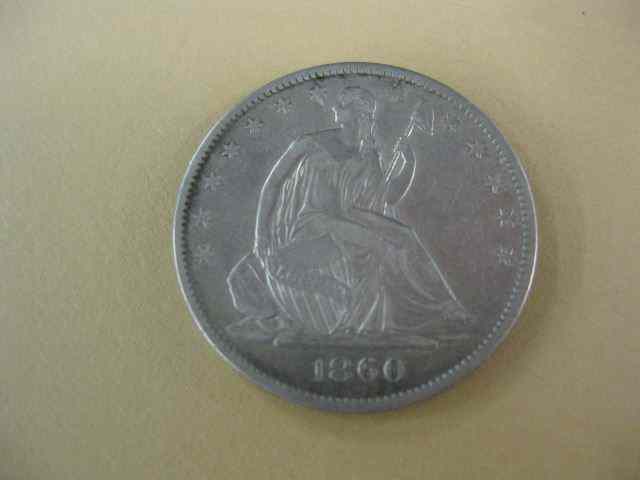 Appraisal: -O U S Seated Liberty Half Dollar extra fine