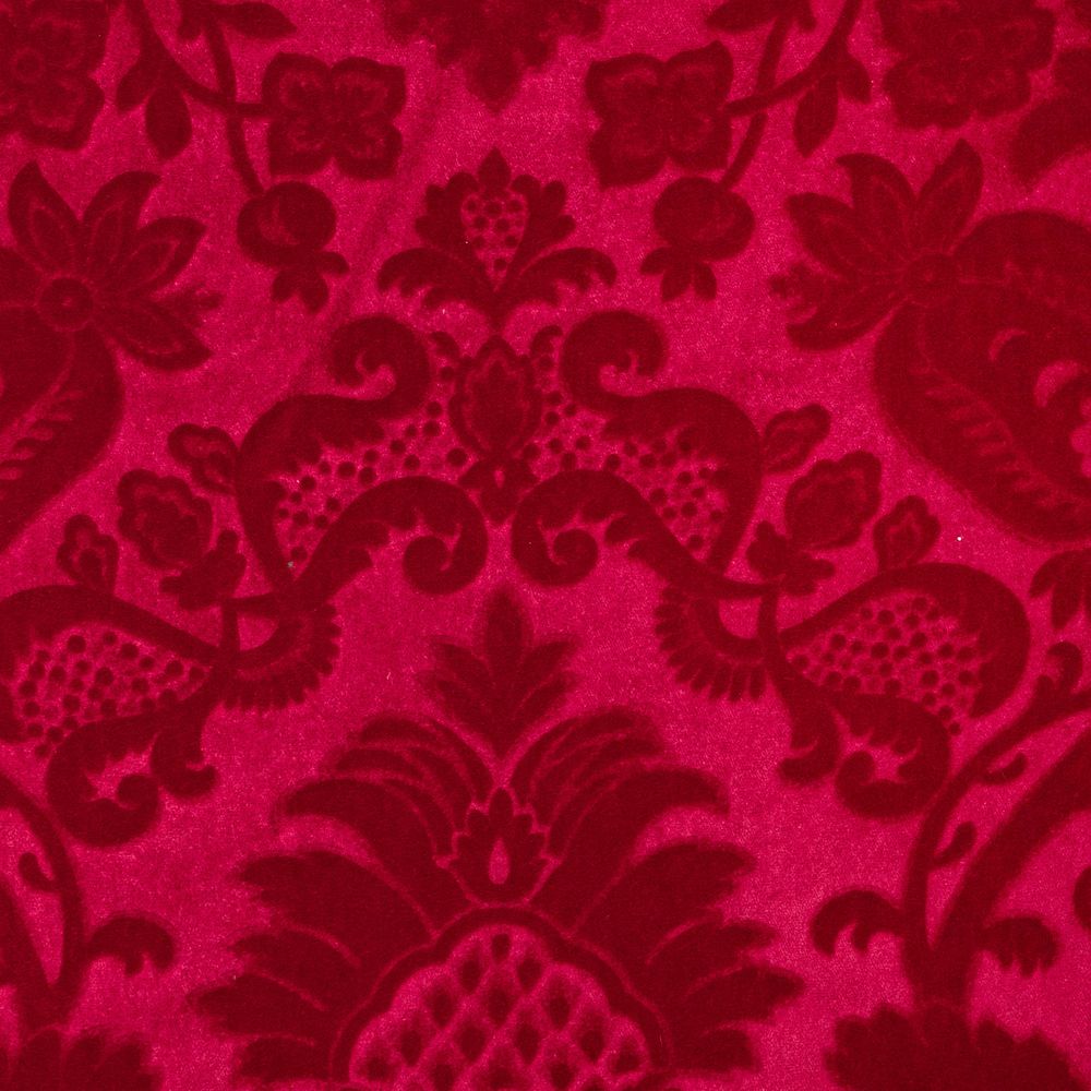 Appraisal: Bolt of Claret Velvet Approx in wide yards long Condition