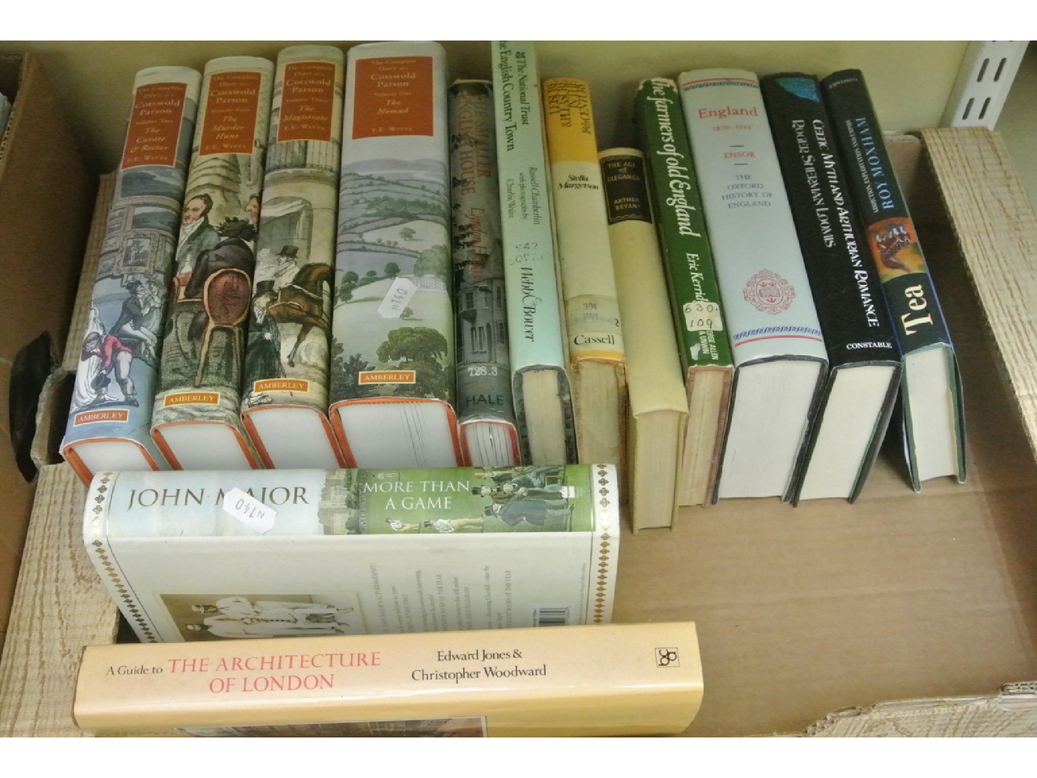 Appraisal: Three boxes of books modern publications including books on English