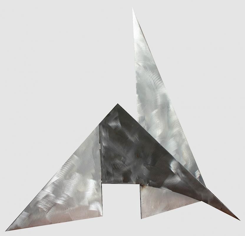 Appraisal: Natalie Krol Contemporary Natalie Krol Contemporary Triangles of Life Metal