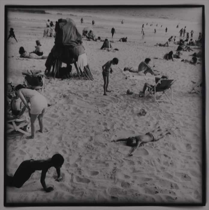 Appraisal: BRUCE CRATSLEY - BEACH ATLANTIC CITY Gelatin silver print x