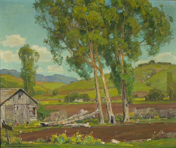 Appraisal: William Wendt American - Hidden Valley No signed and dated