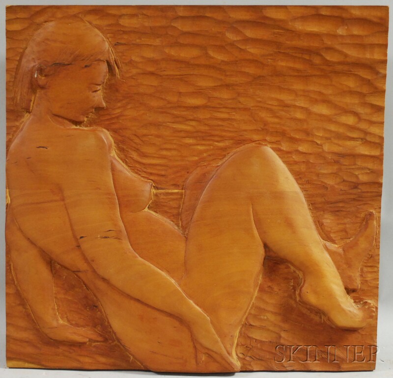 Appraisal: Andrew W DeVries American b The Bather Incised signature and