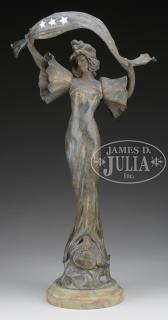 Appraisal: ART NOUVEAU STYLE FIGURE OF STELLA BY ANT NELSON Affixed