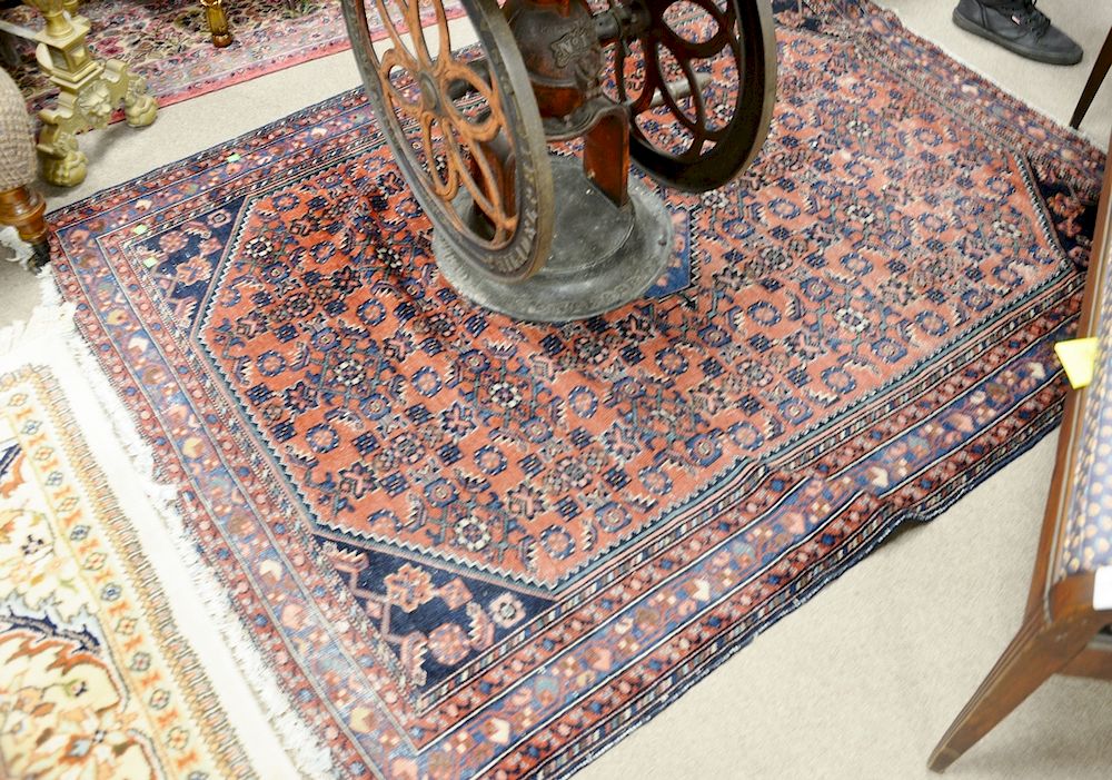 Appraisal: Oriental area rug ' x ' Oriental area rug '