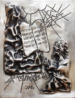 Appraisal: Silver Bas Relief After Salvador Dali After Salvador Dali French