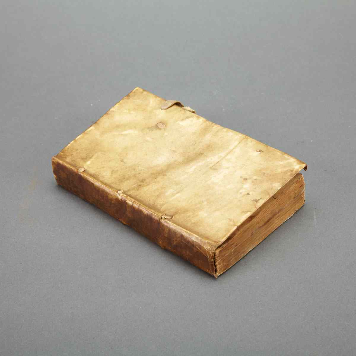 Appraisal: Renaissance Vellum Bound Medical Text Idea Medicin Veterum Johannes Beuerouicius