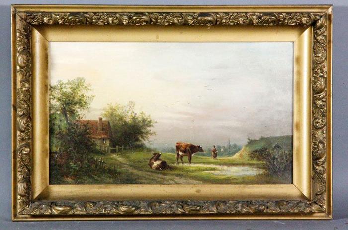 Appraisal: - European School Farm Scene O C European School farm