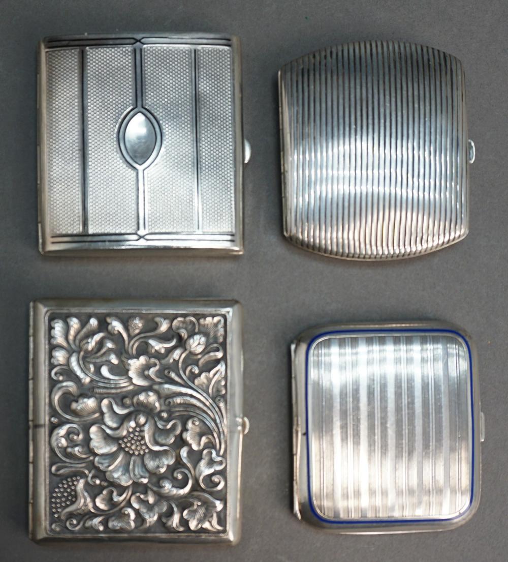 Appraisal: One German -Silver Reeded and One Probably German -Silver Enameled