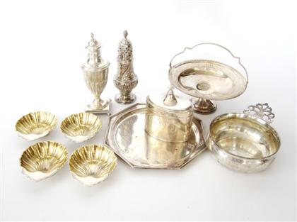 Appraisal: Group of sterling silver hollowwareretailed j e caldwell co philadelphia