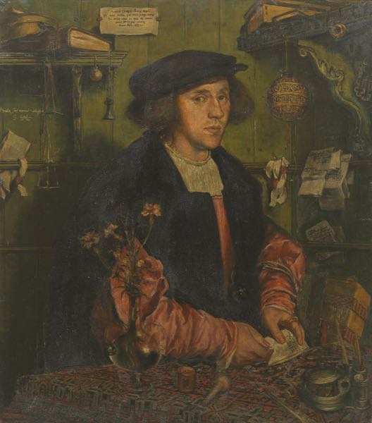 Appraisal: AFTER HANS HOLBEIN x Portrait of Georg Giese th century