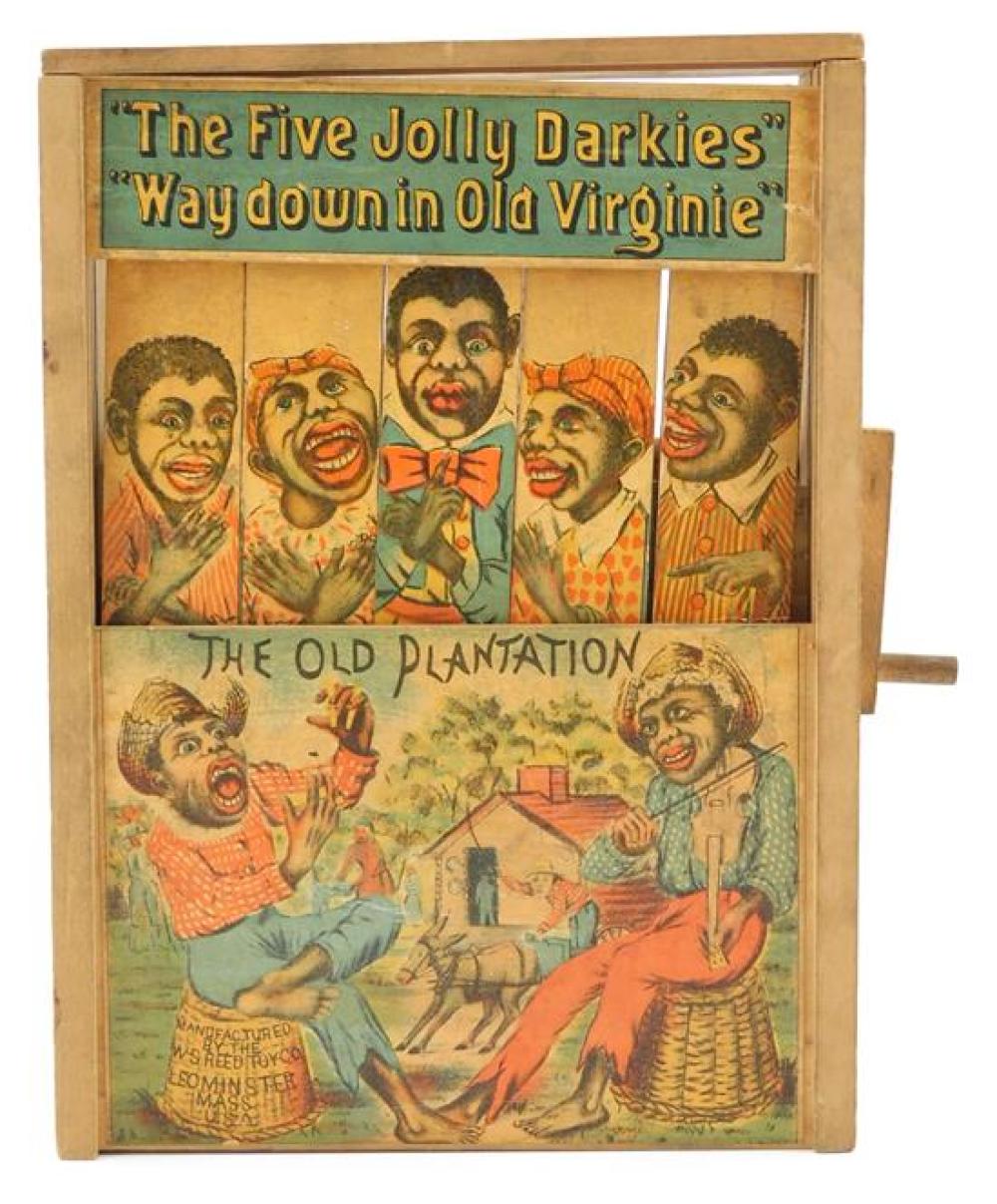 Appraisal: BLACK AMERICANA The Five Jolly Darkies Way Down in Virginia