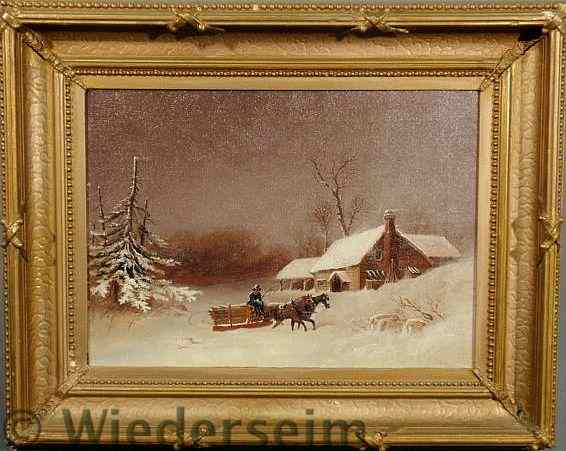 Appraisal: Bonfield William Van de Velde American Pennsylvania - oil on