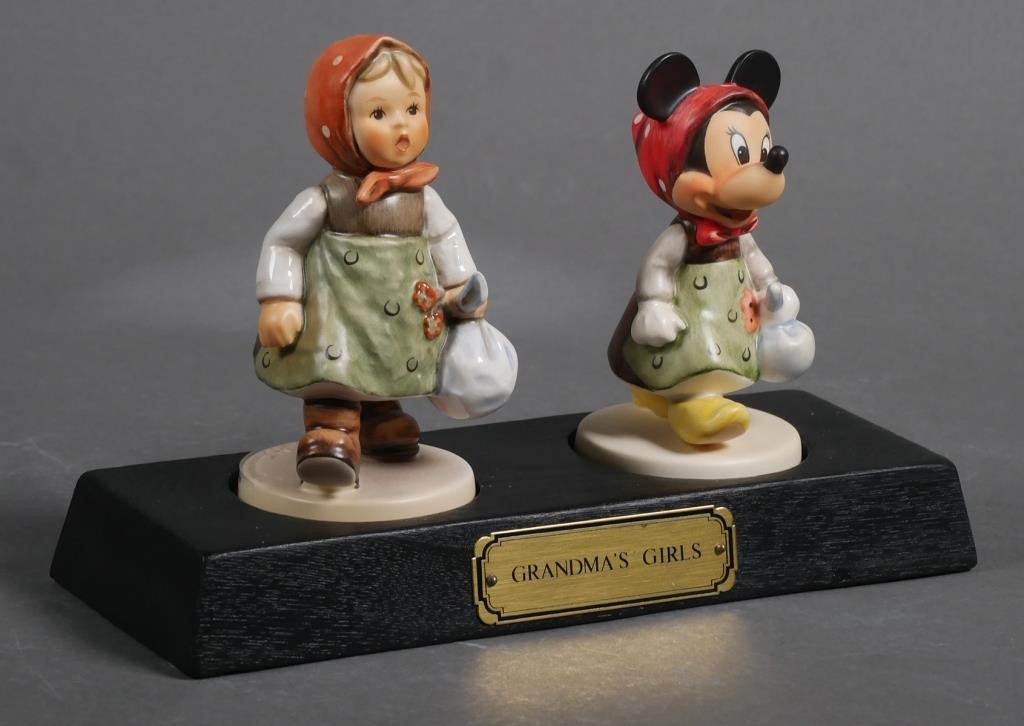 Appraisal: Set of Hummels Minnie Mouse Grandma's Girl and Hummel Grandma's