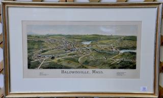 Appraisal: Beck and Paulie hand colored lithograph Baldwinville Mass marked lower