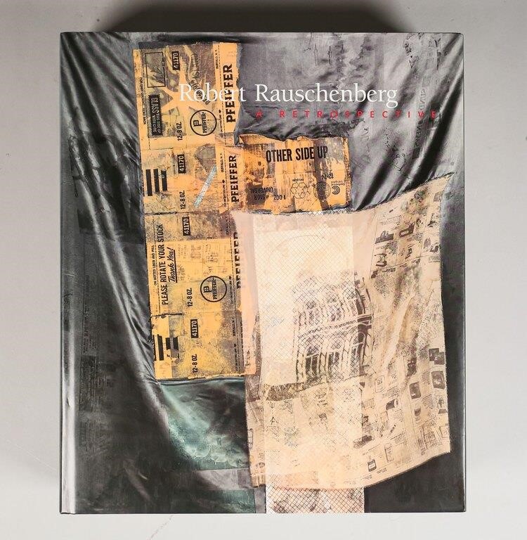 Appraisal: Robert Rauschenberg A Retrospective book pages with full color and