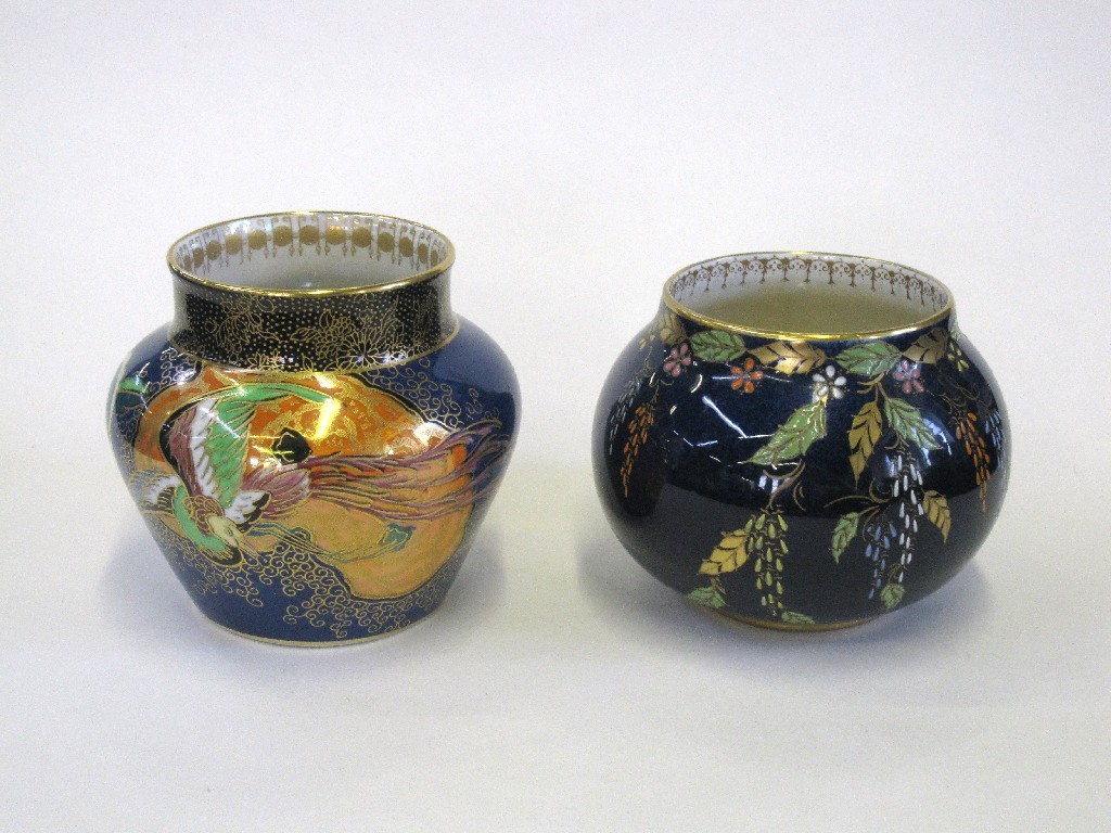 Appraisal: Two Carlton Ware vases to include 'New Chinese Bird and