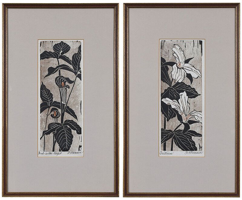 Appraisal: Fanny Mennen Tennessee - Two prints Jack in the Pulpit