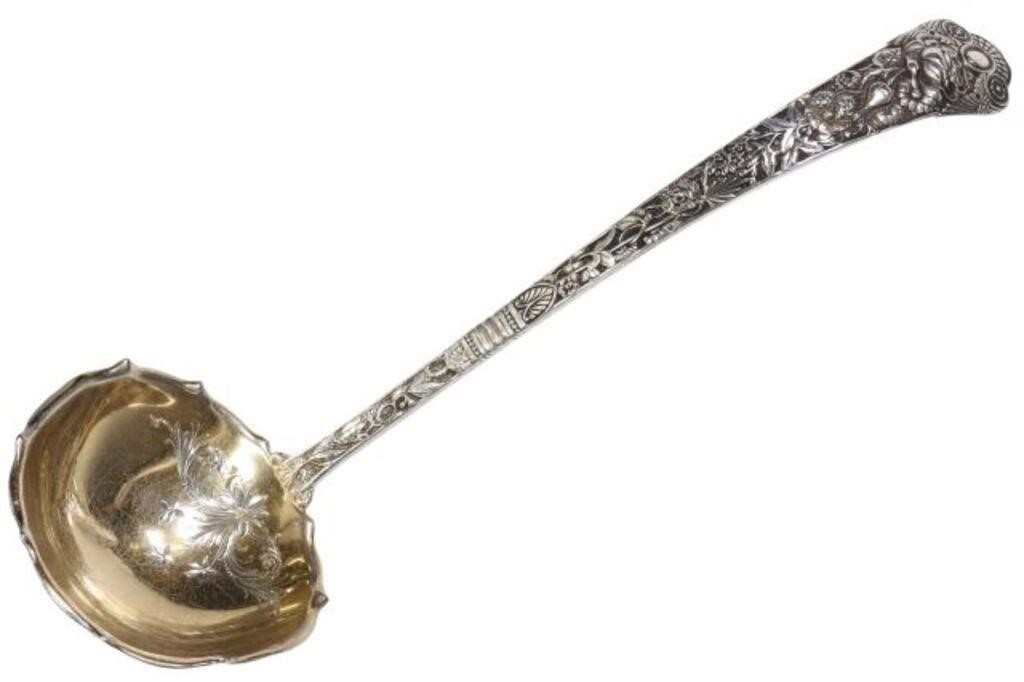 Appraisal: American sterling silver soup ladle Gorham Manufacturing Company in the