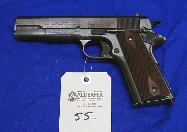 Appraisal: Colt Model semi-automatic pistol Cal bbl SN Blued finish with