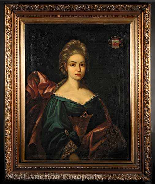 Appraisal: Polish School th c Portrait of a Royal Lady in