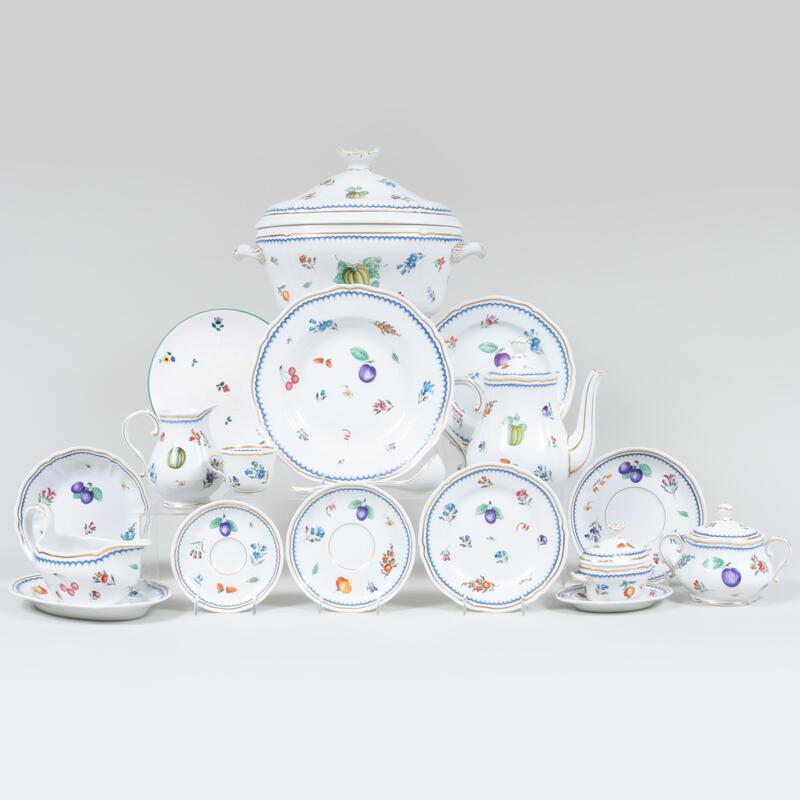 Appraisal: Ginori Porcelain Part Service in the 'Florence' Pattern Green and