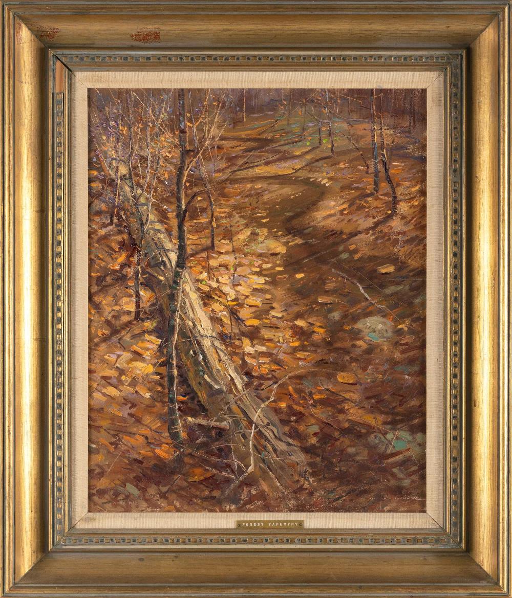 Appraisal: WAYNE BEAM MORRELL MASSACHUSETTS NEW JERSEY - FOREST TAPESTRY OIL