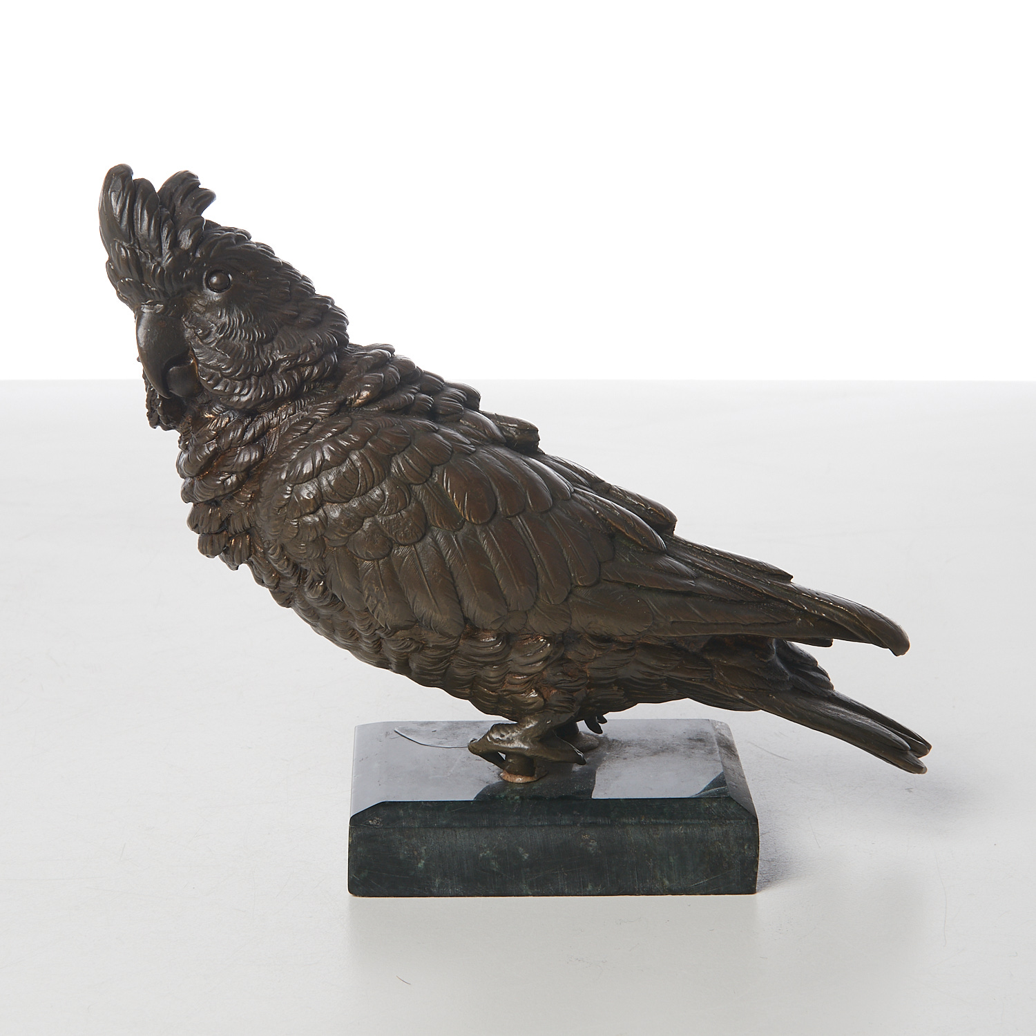 Appraisal: LARGE FRANZ BERGMANN BRONZE COCKATOO Early th c Austria nicely