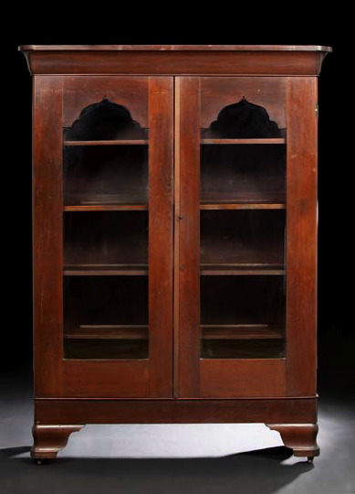 Appraisal: American Late Classical Mahogany Bookcase second quarter th century the