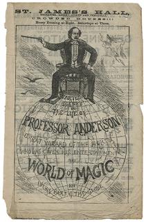 Appraisal: Professor Anderson St James's Hall Handbill Anderson Professor John Henry