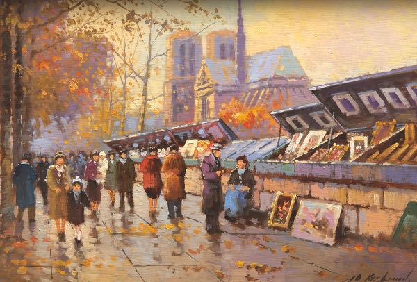 Appraisal: YURI KUZMIN RUSSIAN B x Les Bouquinistes de Notre Dame