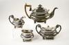 Appraisal: TEA SET - Four piece th C English sterling tea