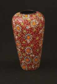 Appraisal: B Wallace A Hand Painted Keringke Vase signed dated and