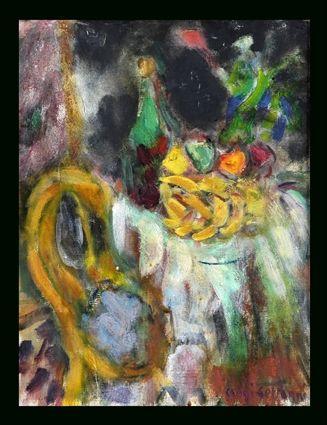 Appraisal: LUIGI SETTANNI - STILL LIFE Oil on canvas x in