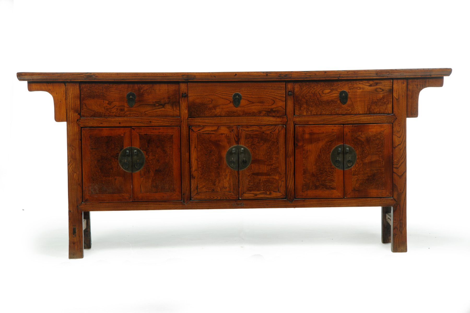 Appraisal: CHINESE STORAGE TABLE Late th-early th century elm Mortised construction